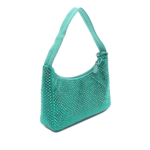 Pre-Loved Prada Mini Satin Crystal Re Edition 2000 Shoulder Bag - Picture 2 of 5